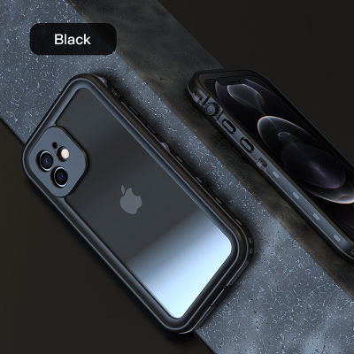 IP68 Real Waterproof Case For iPhone 12 Pro Max Transparent Full Protection Water Proof Cover For iPhone 11 Pro Max X Xs Max XR