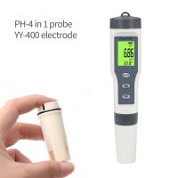 PH Meter Replacement Electrode Probe for YY-400 PH/ORP/H2/Temperature 4 in 1 Water Quality Tester for Aquarium Drinking Water Inspection Tools