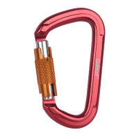 28KN Outdoor Rock Climbing D-Type อลูมิเนียมอัลลอยด์ Carabiner กู้ภัย Mountaineering Camping Adventure Safety Auxiliary Equipment