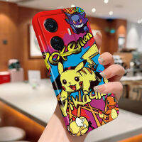 เคสพร้อมสำหรับ Vivo T1 5G T1 Pro 5G ดีไซน์ Pokémn Pikacu ดีไซน์ทุกอย่างกรณีโทรศัพท์ฟิล์มฝาครอบป้องกันกล้องแบบเต็มรูปแบบ