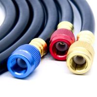 ‘；【。 3 Pieces HVAC Manifold Gauge Hose Set Air Conditioning Refrigerant Filling Hoses