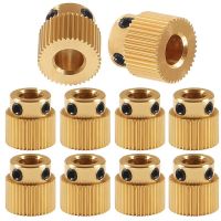 10PCS Brass Gear Extruder Wheel 40 Teeth 5mm Bore for Creality CR-10  CR-10S  Ender 3 Pro  Ender 3 V2 3D Printer Parts Collars