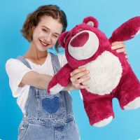 Disney Toy Story 3 Lotso Kawaii Strawberry Bear Stuffed Toys Cartoon&amp;Cute The Bear Plush Dolls Birthday Gift For Kids Girlfriend