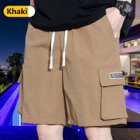 Shorts Cargo Pants Men Cargo Short Pants Casual Cropped Shorts Drawstring Shorts