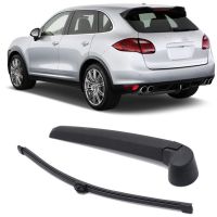 [Car Parts] 14 Quot; ใบปัดน้ำฝนด้านหลังรถกลับแขนปัดน้ำฝนกระจกหน้าสำหรับ Porsche Cayenne 2011 2016อุปกรณ์รถยนต์