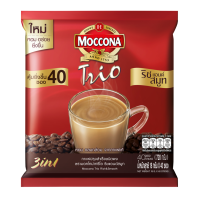 MOCCONA มอคโคน่า กาแฟปรุงสำเร็จชนิดผง ทรีโอ ริชแอนด์สมูธ 18 กรัม x 40 ซอง