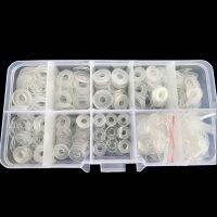 500PCS PVC Washers M3 M4 M5 M6 Hard Plastic Gasket Transparent Insulation Flat Paded For Screws Assortment Kits