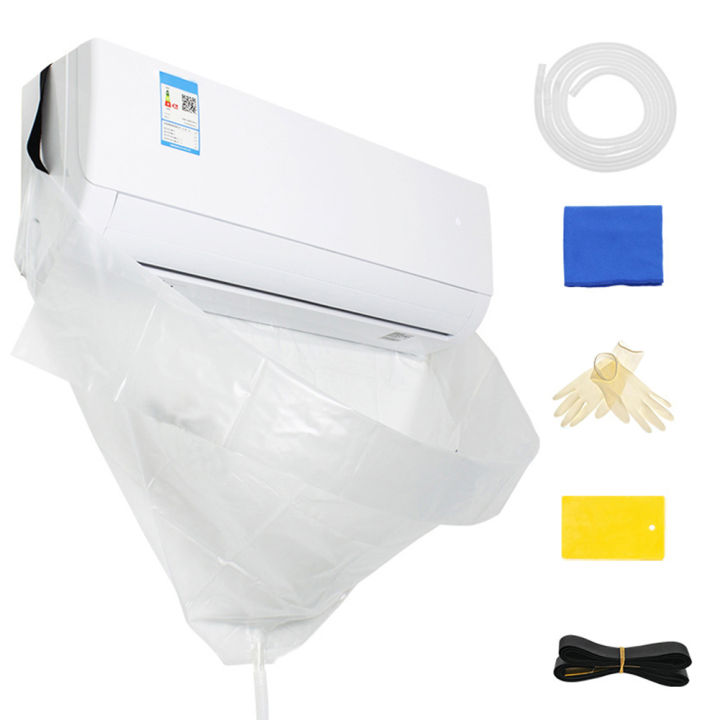 Air Conditioner Waterproof Cleaning Cover Dust Washing Protector Air Conditioner Cleaning Tool Water Receiving Cover Accessories