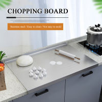 LRF 304เกรดอาหารในครัวเรือนสแตนเลสครัวเขียงรองหั่นแผ่นแป้งเบเกอรี่ Bake Board เขียงสำหรับหั่นผลไม้