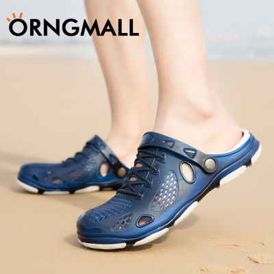 รองเท้าฤดูร้อนของ ORNGMALL แฟชั่นสะดวกและสบายรองเท้าเปิดส้นระบายอากาศได้และอ่อนนุ่มรองเท้าแตะสวยงามถูกสวมใส่กระบวนการการผลิตและพื้นรองเท้าที่พับได้