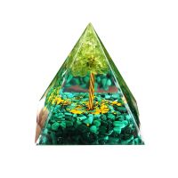 、‘】【【 Energy Pyramid Orgonite Reiki Natural Amethyst Ball Healing Crystals Chakra Tool Ornaments Resin Stones Craft Kids Gift Pyramid