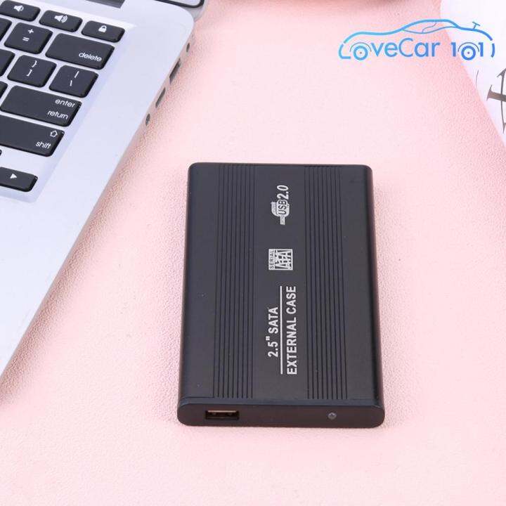 เคสฮาร์ดไดรฟ์เสริมกล่องฮาร์ดดิสก์อะลูมินัมอัลลอย Sata Usb20 25นิ้ว Th 8344