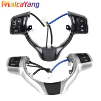 Newprodectscoming Premier Quality Steering Wheel Switches Buttons For Toyota Vitz 2012 2014 / Yaris 2012 2017 Car styling 84250 0D020 B0