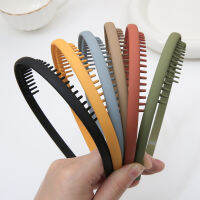 เครื่องประดับผมฟันพลาสติกฝ้ากันลื่นที่เรียบง่ายใหม่1-3ชิ้น/ถุง12ซม.