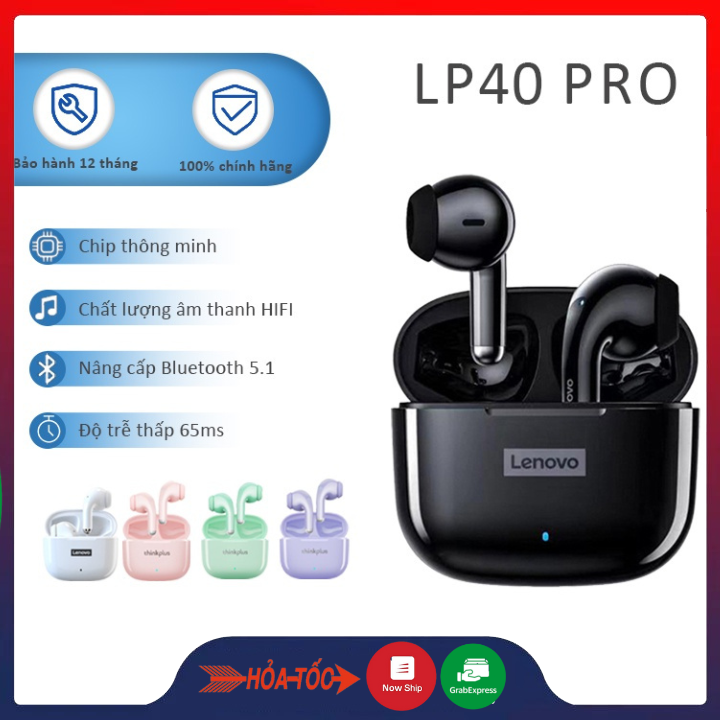 Tai Nghe Bluetooth Lenovo Lp40 Pro Bản Mới 2022 Không Dây Bluetooth 51 Chống Thấm Nước Ipx5 8800