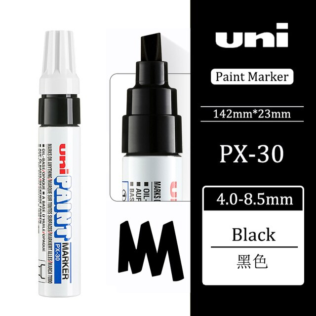UNI Paint Marker PX30 BOLD Black Lazada PH