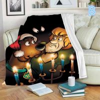 3D Cartoon Scooby Doo Blanket for Beds Hiking Picnic Thick Quilt Fashionable Bedspread Fleece Throw Blanket Sofa warm blanket B22