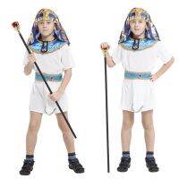 คอสตูมคอสเพลย์แฟนซีชุดเจ้าชายอียิปต์ Egyptian Prince fancy costume ในเซ็ทมีชุดหมวกเข็มขัดพร้อมใช้ใส่ในงานแฟนซีปาร์ตี้  ขนาด 110 - 140 cm.