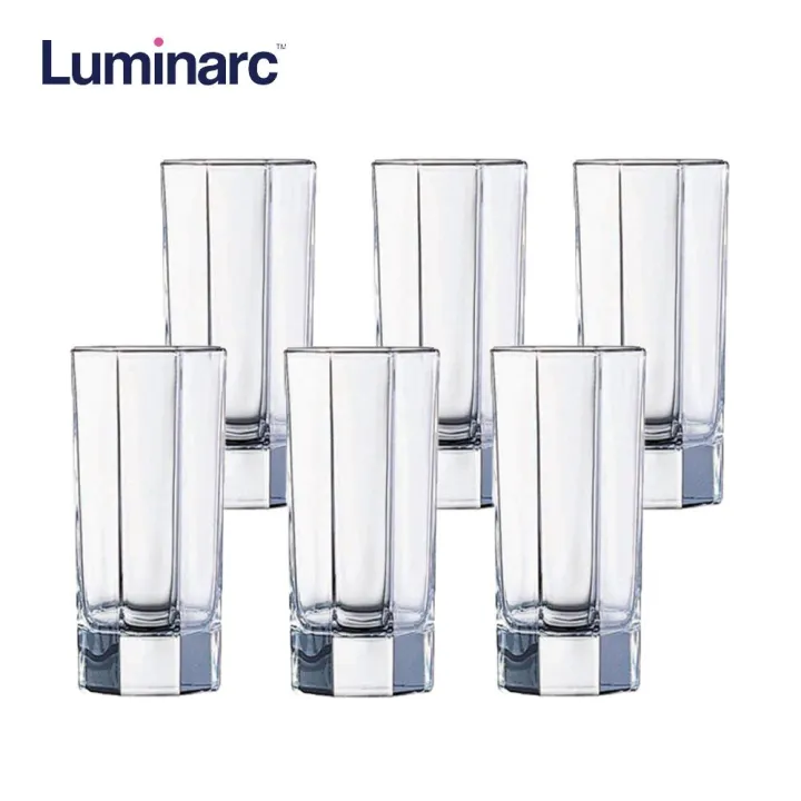 Luminarc Octime 6pcs 33cl Drinking Glass Set Hi Ball Heat Resistant and