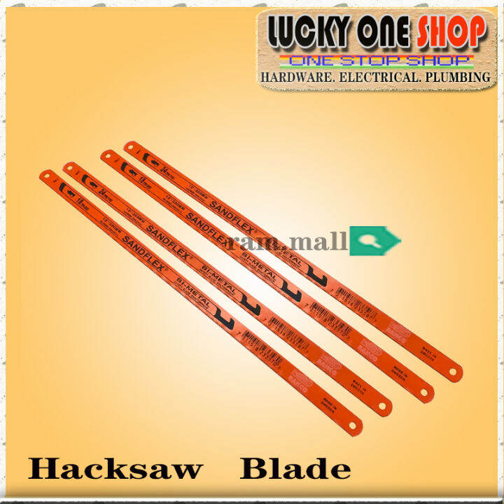 SANDFLEX HACKSAW BLADE 18 TPI/8D & 24 TPI/10D (12"/300MM) Lazada PH
