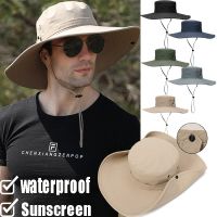 Drawstring Hats Purpose Wide Brim Caps Men Outdoors Fishing Mountaineering Hat