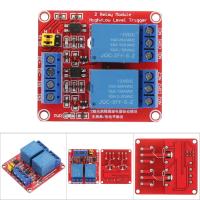 โมดูลรีเลย์2ช่องสัญญาณพร้อมออปโต้คัปเปลอร์ระดับสูงต่ำโมดูลการออกแบบทริกเกอร์บอร์ดขยายสำหรับเครื่องพิมพ์ทนความผิดพลาด