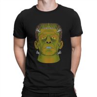 Halloween Frankenstein Men Tshirt House Of Frankenstein Horror Film Crewneck Short Sleeve 100% Cotton T Shirt Humor