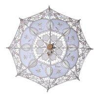 【cw】 Bridal Wedding Umbrella Hand Embroidered Parasol Scene Arrangement Interior 【hot】