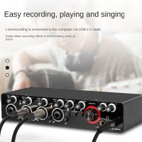 4 Channel Interface Sound Recorder With Recording Sound Card For Recording Of Singing Band Dubbing Live Broadcast Equipment Kit