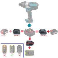 【YF】 Li-ion Battery Adapter Converter BSB18MTL DVB18MTL GWB18MTL For Bosch BAT618 Devon Worx Makita Lithium Tool BL1830