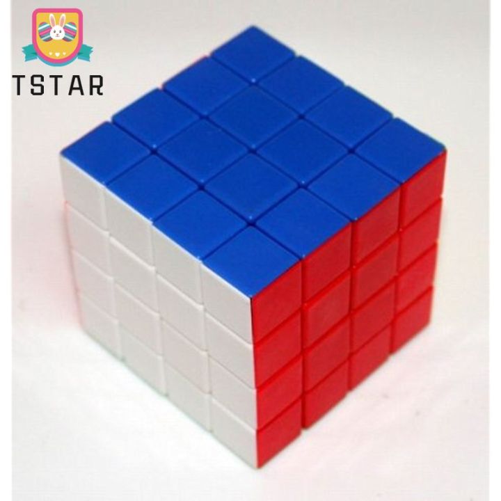 tstar-จัดส่งรวดเร็ว-เกมปริศนา4x4x4-4x-4รูบิก-stickerless-แบบโปร่งแสง