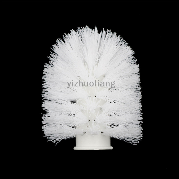 yizhuoliang-หัวแปรงห้องน้ำสีขาวหัวเปลี่ยนห้องน้ำ-wc-ทำความสะอาดหัวแปรง