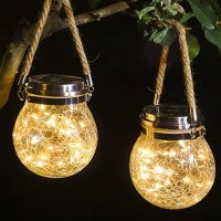 Festoon Led Light Hanging Solar Led Light Outdoor Waterproof Fairy Lights Solar Lanterns Christmas Decoration Wall Lamp