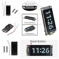 USNGS จอ LCD แสดงผล บอร์ดพัฒนา T-Display-S3 ST7789 Bluetooth5.0 โมดูลไร้สาย ESP32-S3R8 สะดวกสบายๆ 8-bit บอร์ดพัฒนา LCD ขนาด1.9นิ้ว อุปกรณ์แสดงผล