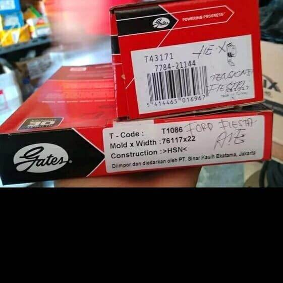 Timing teming belt ford fiesta bagus merek gates Lazada Indonesia