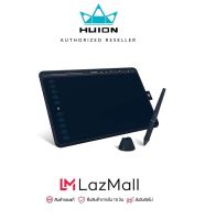 Huion HS611 Graphics Drawing Tablet Android Supported Pen Tablet Tilt Function Battery-Free Stylus 8192 Pen Pressure with 8 Multimedia Keys 10 Express Keys and Touch Strip(Starry Blue)