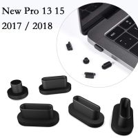 ซอฟท์ซิลิโคนสำหรับ Macbook New Pro 13 Pro 15 2018ทัชบาร์ A1989 A1990ปลั๊กยูเอสบีฝุ่นพอร์ตป้องกันฝุ่นปลั๊ก2ชิ้น/ล็อต