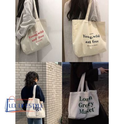【พร้อมส่ง】lcl bag fashion กระเป๋าถือ กระเป๋าผ้าใบ แฟชั่นมาใหม่ รุ่น 13BK