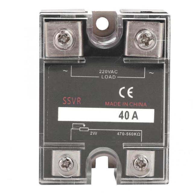 HOT☊】 n9p Ssvr 10a/25a/40a/60a Single Phase Solid State Relay Voltage