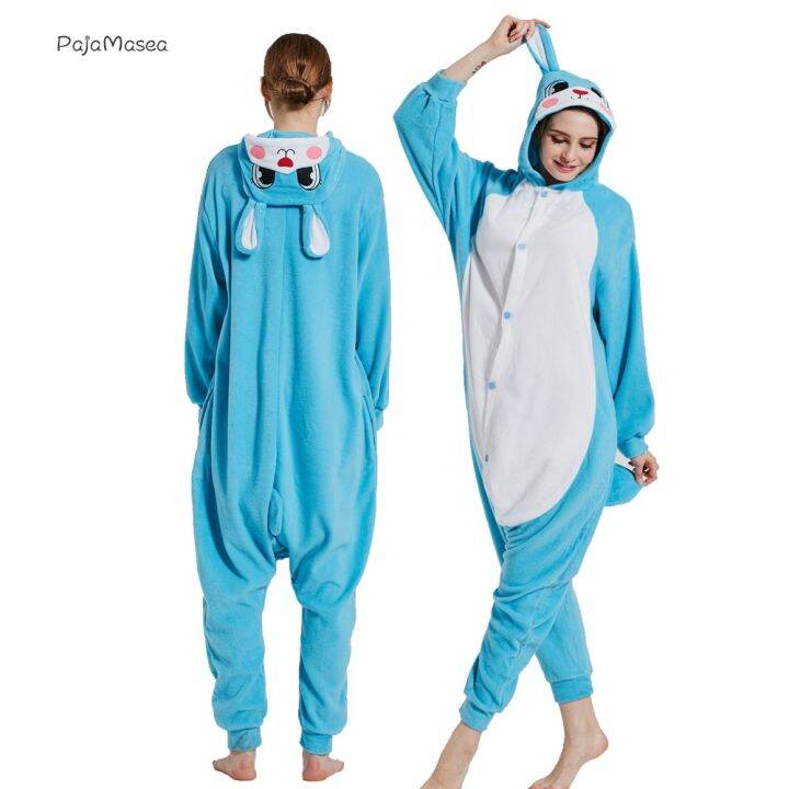 lovely-animal-bunny-fleece-women-rabbit-onesie-adult-unisex-cosplay-costume-pajama-sleepwear-men-halloween-partyraccoon-kigurumi