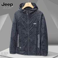 เสื้อผ้ากันแดด JEEP SPIRIT สำหรับผู้ชายเสื้อผ้าผิวกลางแจ้งคู่รักสำหรับฤดูร้อนของผู้หญิงบางๆแจ็คเก็ตแบบระบายอากาศได้เข้าได้กับทุกแจ็คเก็ตแบบระบายอากาศได้กัน UV