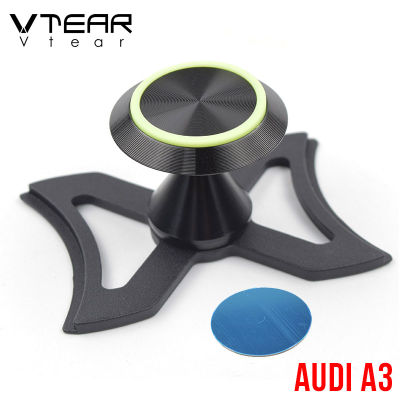 Vtear for Audi A3 Q2L car phone holder rotary air vent outlet mount bracket car-styling 360 degree stand accessories interior
