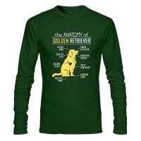 CWMan เสื้อผ้าใหม่แขนสั้น Casual Anatomy Of A Golden Retriever T เสื้อ Man T เสื้อคุณภาพดี