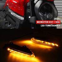 ไฟสัญญาณเลี้ยว LED สำหรับ DUCATI Monster950 Monster937ไฟกระพริบรถมอเตอร์ไซด์ไฟเลี้ยวมอนสเตอร์950มอนสเตอร์937 2021 2022 2023