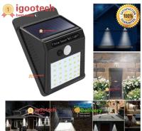 igootech โคมไฟ LED 30 แบบติตตั้งผนัง พลังงานแสงอาทิตย์ Motion Sensor Solar Power Led 30 Light Outdoor Garden Wall Lamp Waterproof