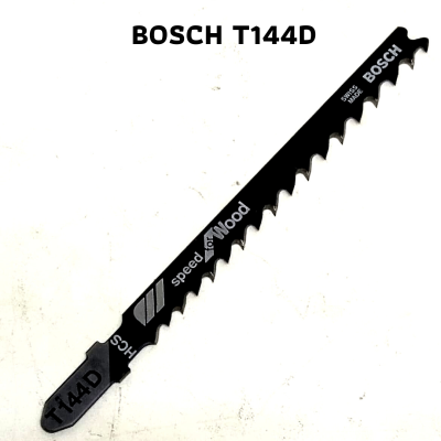 ใบเลื่อยจิ๊กซอ T144D ตัดไม้หนาพิเศษ Bosch HCS จำนวน 1 ใบ