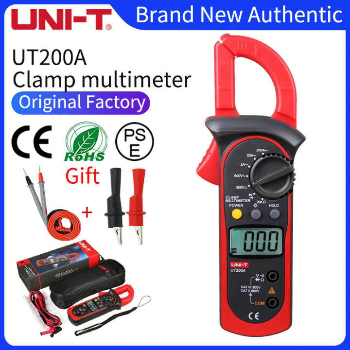 UNI-T UNI T Mini Digital Clamp Meter UT200A UT200B AC Current DC ...