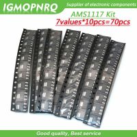 70pcs AMS1117 Kit AMS1117 1.2 AMS1117 1.5 AMS1117 1.8 AMS1117 2.5 AMS1117 3.3 AMS1117 5.0 AMS1117 ADJ each 10pcs