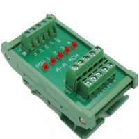 ❧ Polarity Interchange Converter of PLC NPN and PNP Signal 4 Ways Terminal Blocks Plate