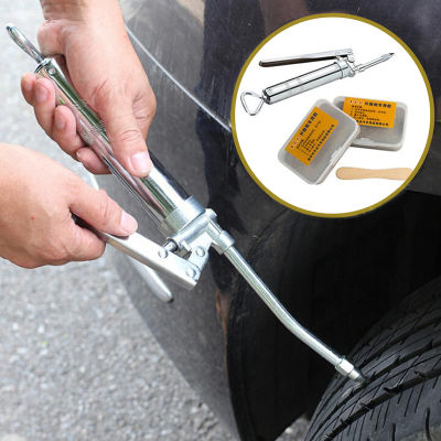 EAFC Car Tire Repair Kit Internal Rubber Rubber Strip Emergency Vacuum Tire Fast Repair Tool Quick Repair with Long Tire Filler